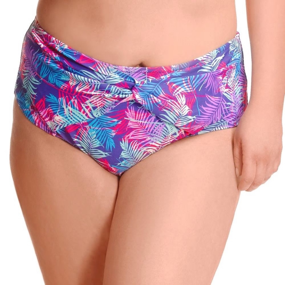 Paramour Floral Bikini High Waist Bottom Plus 4X